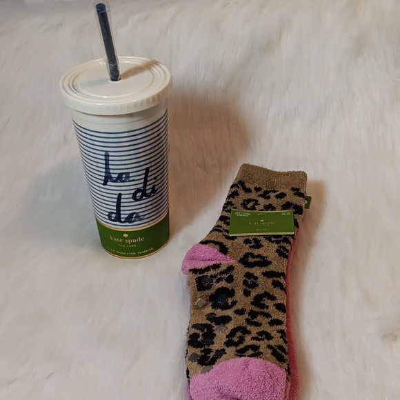 Kate Spade Tumbler and Socks - Picture 3 of 4